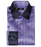 Luxury Silk Purple Shirt