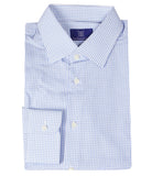 Blue White Checks Shirt, Size 39