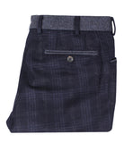 Charcoal Blue Wool Pants