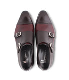 Brown Double Monk-straps