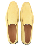 Sand Yellow Suede Moccasins
