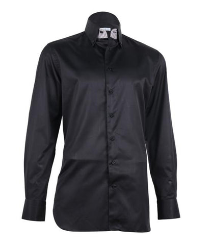 Black Cotton Shirt, Size 44