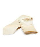 White Silk Tie Set