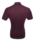 Purple Silk Polo, Size XS