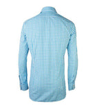 White Blue Checkered Shirt