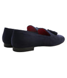 Blue Tassel Loafers