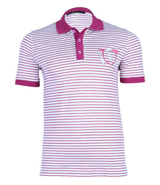 Cream Pink Polo Shirt